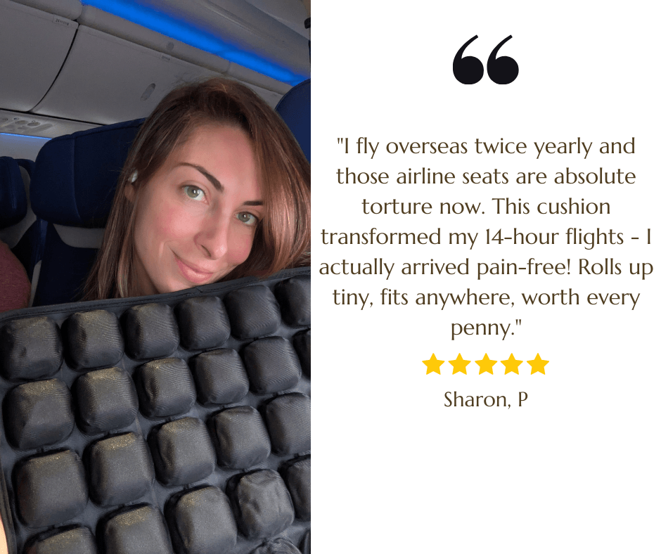 Hibellia AirFlex™ 3D Ergonomic Seat Cushion