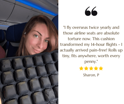 Hibellia AirFlex™ 3D Ergonomic Seat Cushion